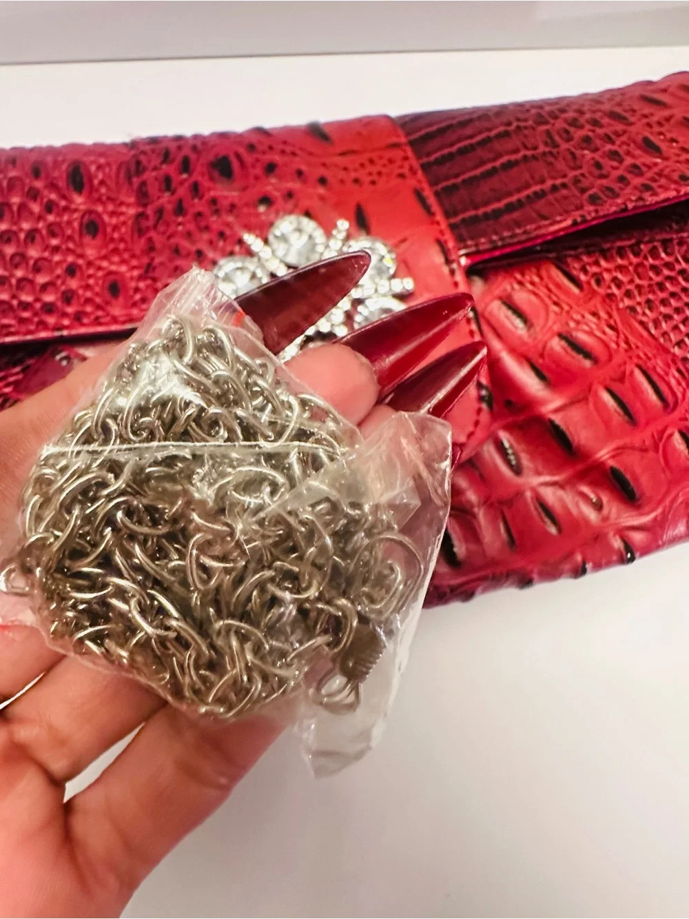 NWT Red Brighton Inspired Sue’s Collection Clutch/Purse/Handbag